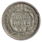 1857 Liberty Seated Half Dime VF