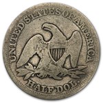 1857 Liberty Seated Half Dollar Good