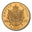 1858-A France Gold 100 Francs Napoleon III MS-63 NGC