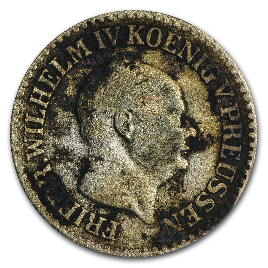 Buy 1858 A Prussia Silver Groschen Fine+ | APMEX