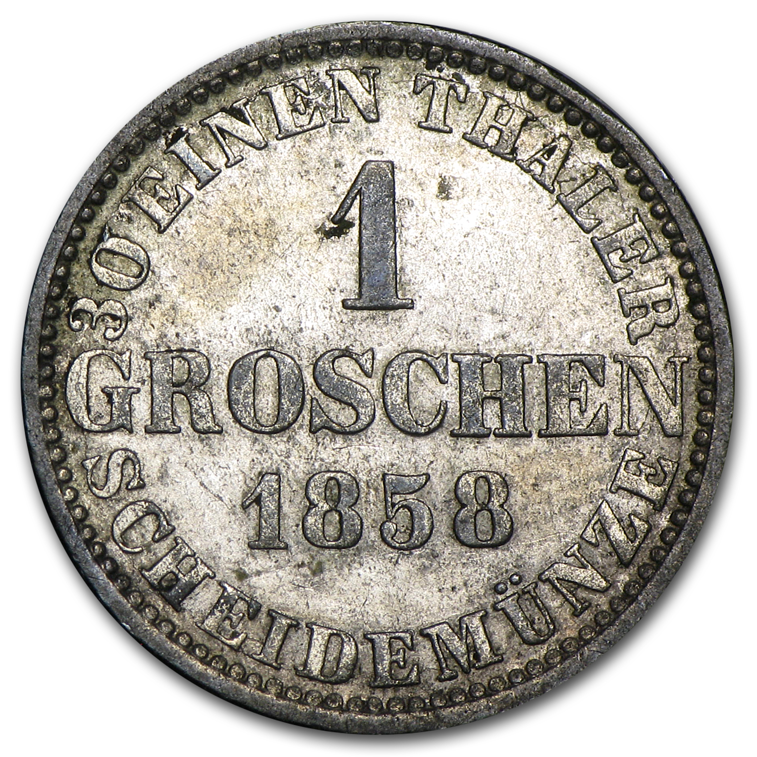 Buy 1858-B Hannover Groschen EF+ | APMEX