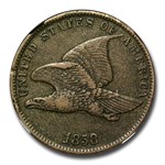 1858 Flying Eagle Cent Small Letters XF-40 NGC