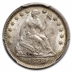 1858-O Liberty Seated Half Dime MS-63 PCGS