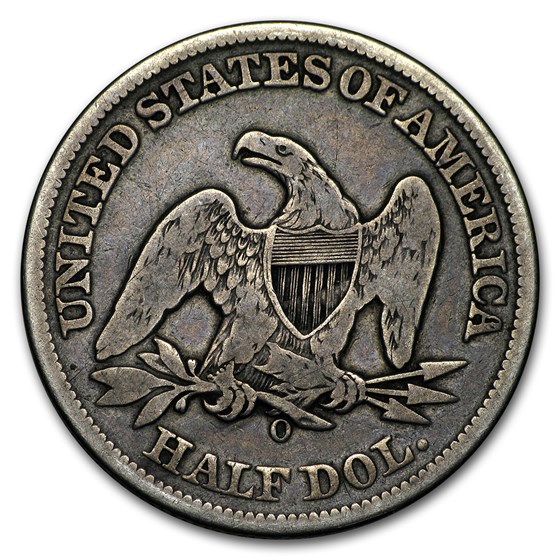 Buy 1858-O Liberty Seated Half Dollar Fine | APMEX