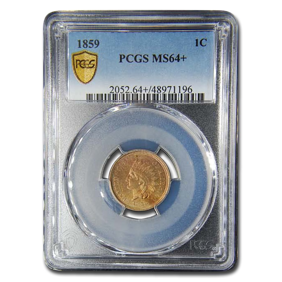 1859 Indian Head Cent MS-64+ PCGS