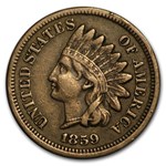 1859 Indian Head Cent XF