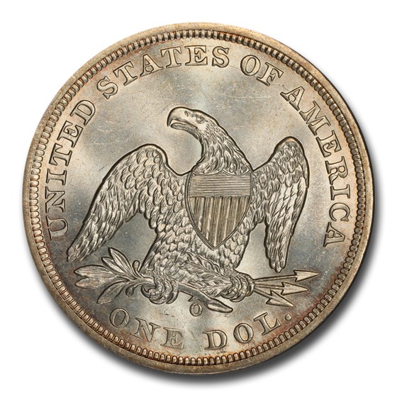 Buy 1859-O Liberty Seated Dollar MS-65 PCGS | APMEX