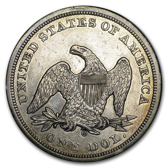 Buy 1859-O Liberty Seated Dollar XF | APMEX