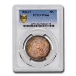 1859-O Liberty Seated Half Dollar MS-66 PCGS