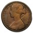 1860-1895 Victoria Young Head Penny Avg Circ (Random)