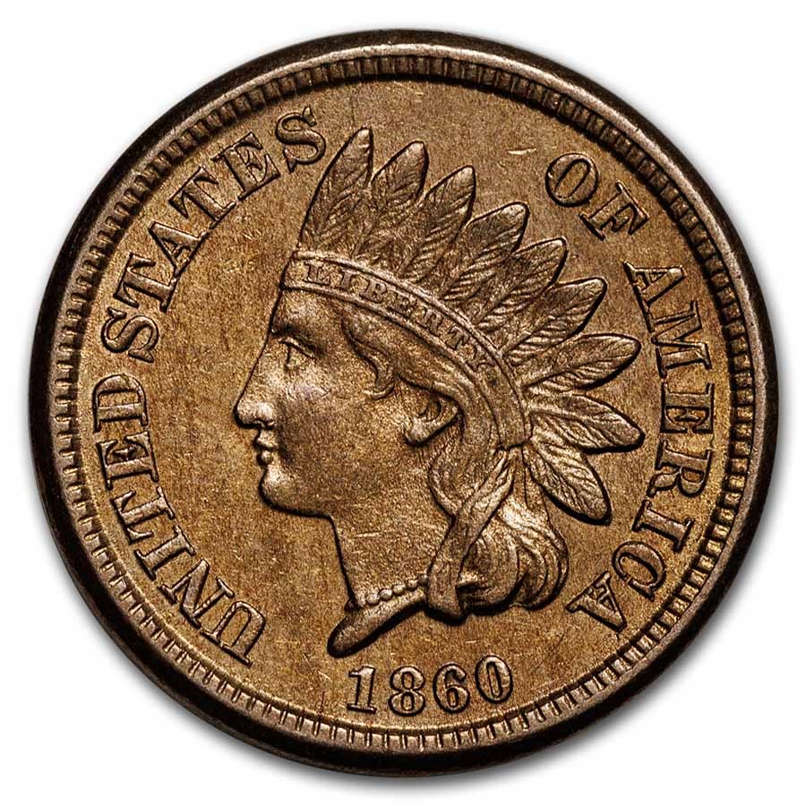 Buy 1860 Indian Head Cent Bu 