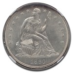 1860-O Liberty Seated Dollar MS-65 NGC