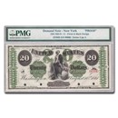 1861 $20.00 Demand Note - New York Proof PMG (Fr#11)