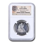 1861 Liberty Seated Half Dollar PF-64 Cameo NGC