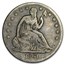 1861-O Liberty Seated Half Dollar Fine