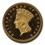 1862 $1 Indian Head Gold PR-65 DCAM PCGS CAC