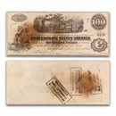 1862 $100 (T-40) Train Diffused Steam VG