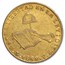 1862-Go YF Federal Republic of Mexico Gold 8 Escudos XF