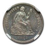 1862 Liberty Seated Half Dime PF-66 NGC