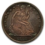 1862 Liberty Seated Half Dollar PR-66 PCGS