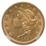1863-S $20 Liberty Gold Double Eagle AU-55 NGC