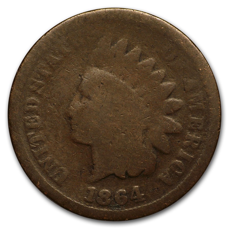 1864 Indian Head Cent Bronze AG