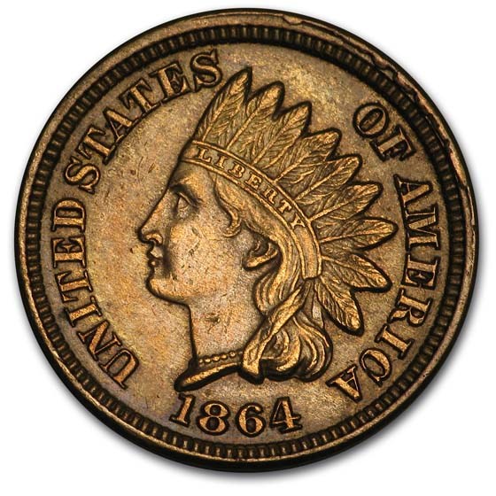 Buy 1864 Indian Head Cent Copper-Nickel BU (Details) | APMEX