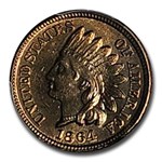 1864 Indian Head Cent Copper-Nickel MS-64 PCGS CAC