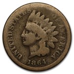 1864 Indian Head Cent Good (L on Ribbon)