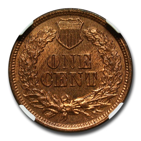 Buy 1864 L Indian Head Cent Ms 63 Ngc Rb Bronze Apmex