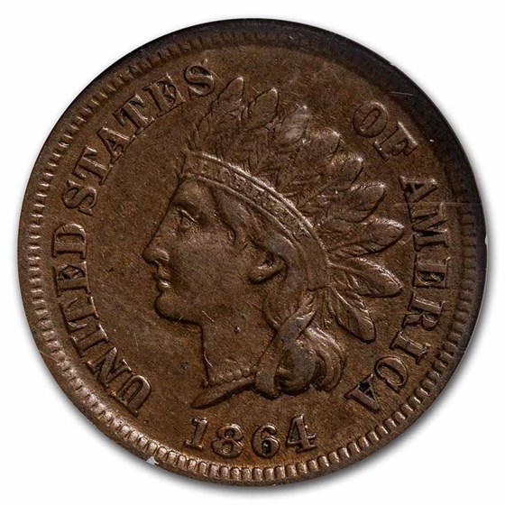 Buy 1864-L Indian Head Cent XF-45 NGC (L on Ribbon) | APMEX