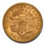 1864-S $20 Liberty Gold Double Eagle MS-62+ PCGS