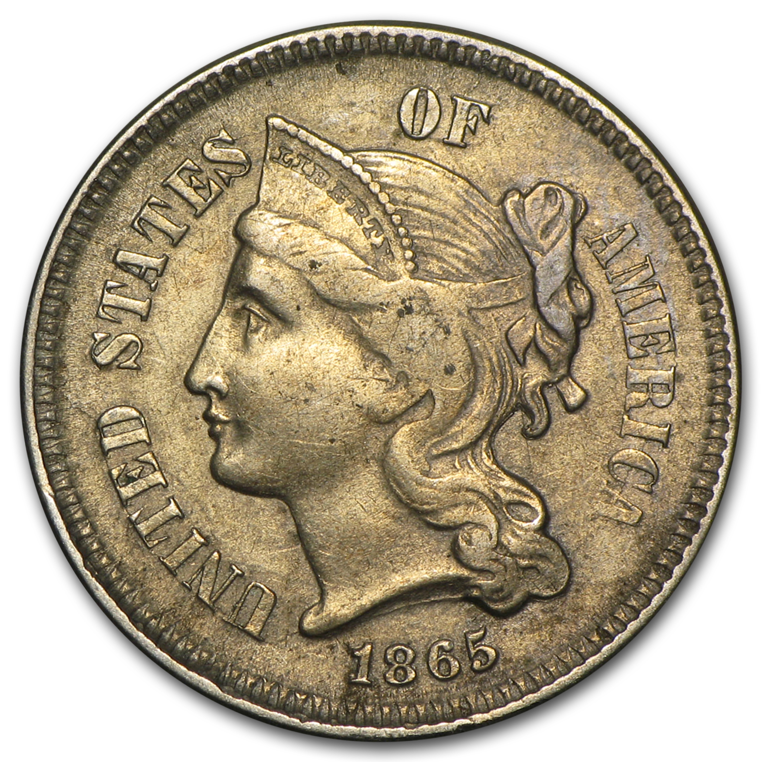 Buy 1865 3 Cent Nickel VF | APMEX