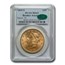 1865-S $20 Liberty Gold Double Eagle MS-65 PCGS CAC