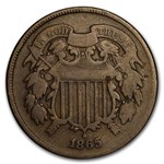 1865 Two Cent Piece Good