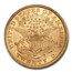 1866 $20 Liberty Gold Double Eagle MS-62 PCGS (w/Motto)