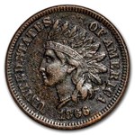 1866 Indian Head Cent XF Details