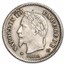 1867-A Second French Empire Silver 20 Centimes Napoleon III BU