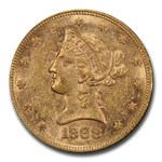 1868 $10 Liberty Gold Eagle MS-60 PCGS CAC