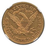 1868 $5 Liberty Gold Half Eagle AU-55 NGC