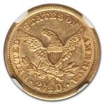 1868-S $2.50 Liberty Gold Quarter Eagle AU-55 NGC