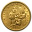 1868-S $20 Liberty Gold Double Eagle AU-55 PCGS