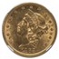 1868-S $20 Liberty Gold Double Eagle AU-58 NGC
