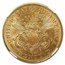 1868-S $20 Liberty Gold Double Eagle AU-58 NGC