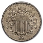 1868 Shield Nickel AU-50 PCGS