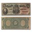 1869 $5.00 Legal Tender Woodchopper "Rainbow" VG (Fr#64)