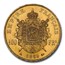 1869-A France Gold 100 Francs Napoleon III MS-62 NGC