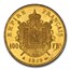 1869-A France Gold 100 Francs Napoleon III MS-62 PCGS