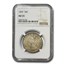 1869 Liberty Seated Half Dollar AU-55 NGC