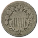 1869 Shield Nickel Good